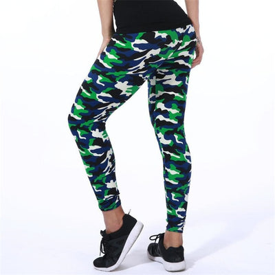 Camouflage Printing Elasticity Leggings