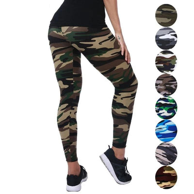 Camouflage Printing Elasticity Leggings
