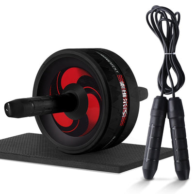Roller & Jump Rope Mute Abdominal Wheel