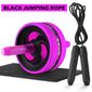 Roller & Jump Rope Mute Abdominal Wheel